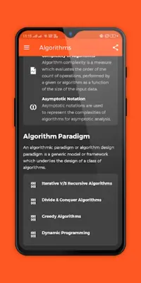 DataStructures android App screenshot 1