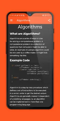 DataStructures android App screenshot 2